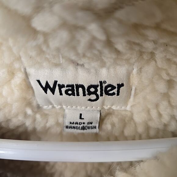 Wrangler Corduroy Ranch Coat Women's Large Sherpa Lined - Picture 6 of 11